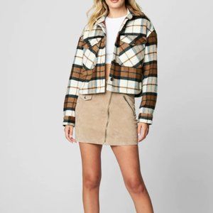 Blank NYC All The Best Shacket XS - never worn, no tags